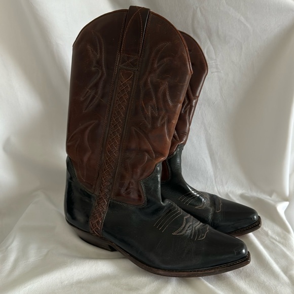 Cole Haan Other - Vintage Cole Haan Cowboy Leather Boots - Size 9M